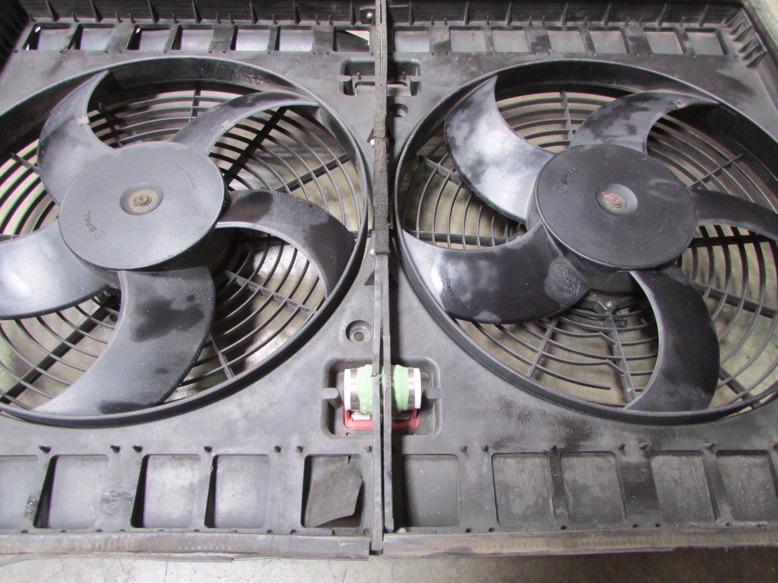 Maserati M128 Coupe, Radiator Conditioner Fan Motor Assembly, Used, P/N 221254