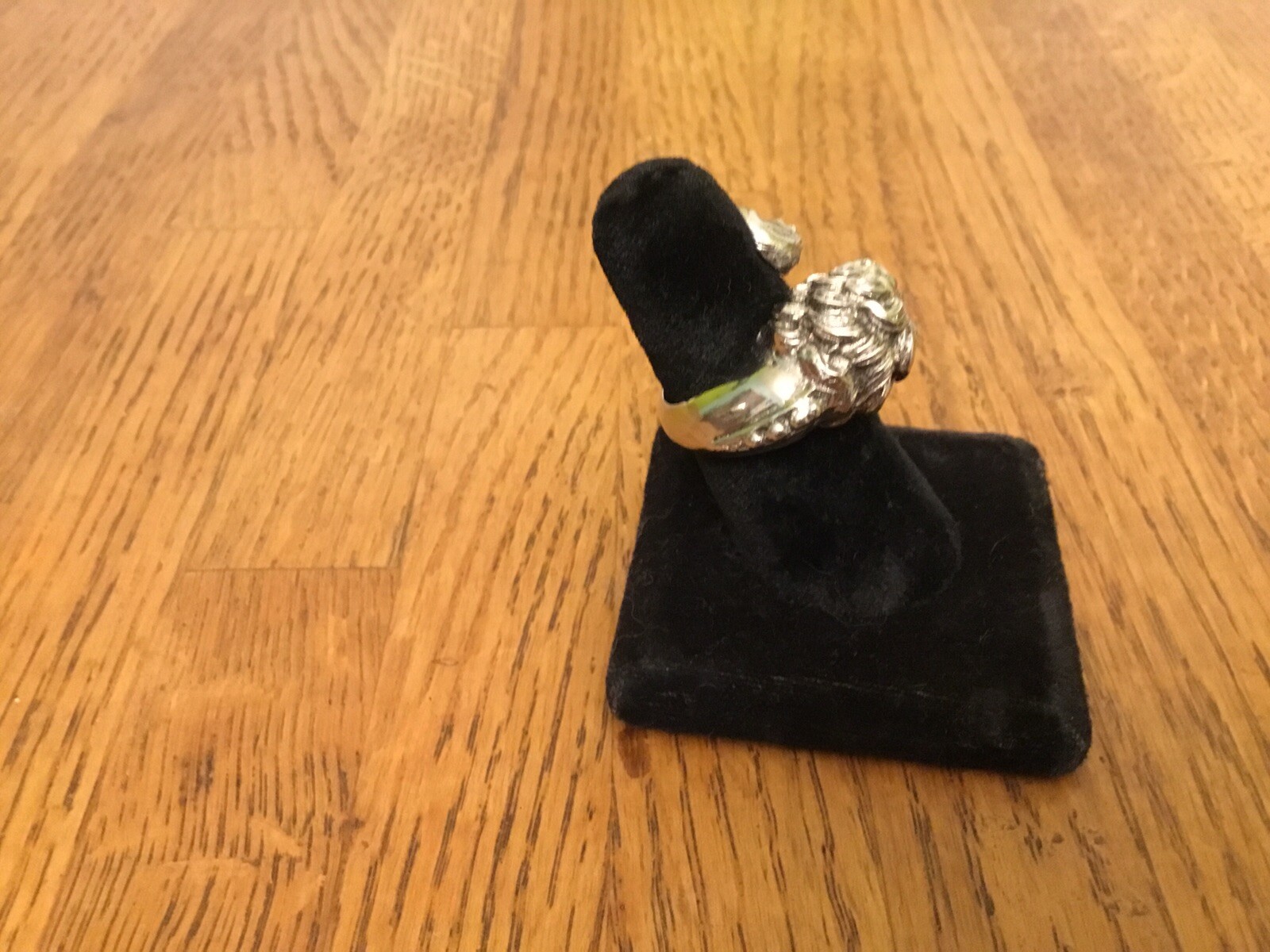 800 silver Lion wrap Ring - image 6