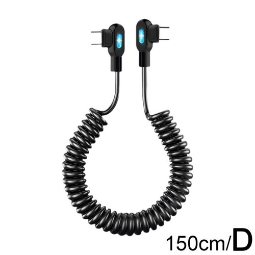 Câble de données ressort 6A compatible avec Apple Huawei vivo Android type de charge flash❀ - Photo 12/14