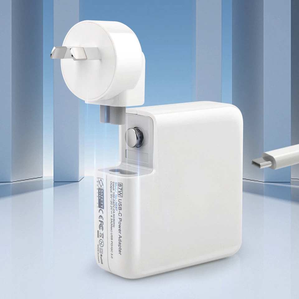 61W 87W 96W PD Type-C Power Adapter Charger USB-C For Apple MacBook Pro Air - Image 2 of 4