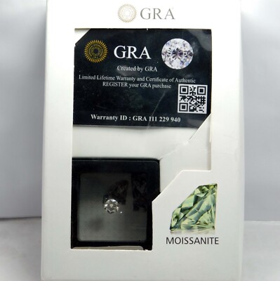 Moissanite Taglio Trilione D/VVS1 Moissanite Autentica Con Certificato - Foto 2