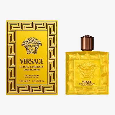 Versace Eros Energy Pour Homme Eau De Parfum Spray, 3.4 Ounce