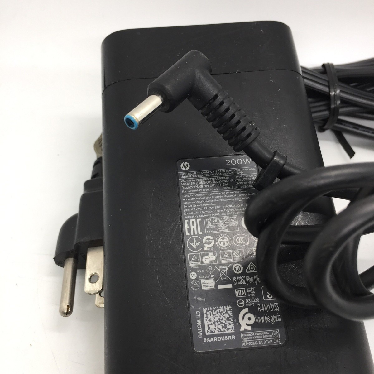 Genuine OEM HP 200W 19.5V Charger TPN-DA10 L00895-003 L00818-850
