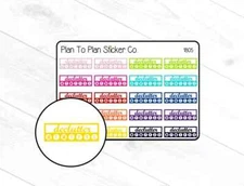 1805~~Declutter Checklist Tracker Planner Stickers.