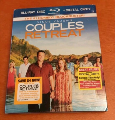 Couples Retreat Blu-ray Vince Vaughn  Jon Favreau  Jean Reno  Faizon love