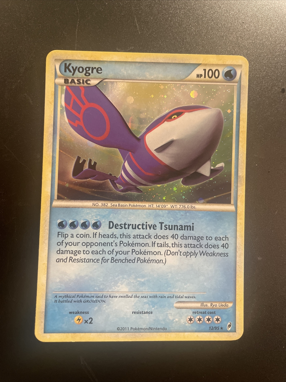 Kyogre Holo Call of Legends 12/95 LP