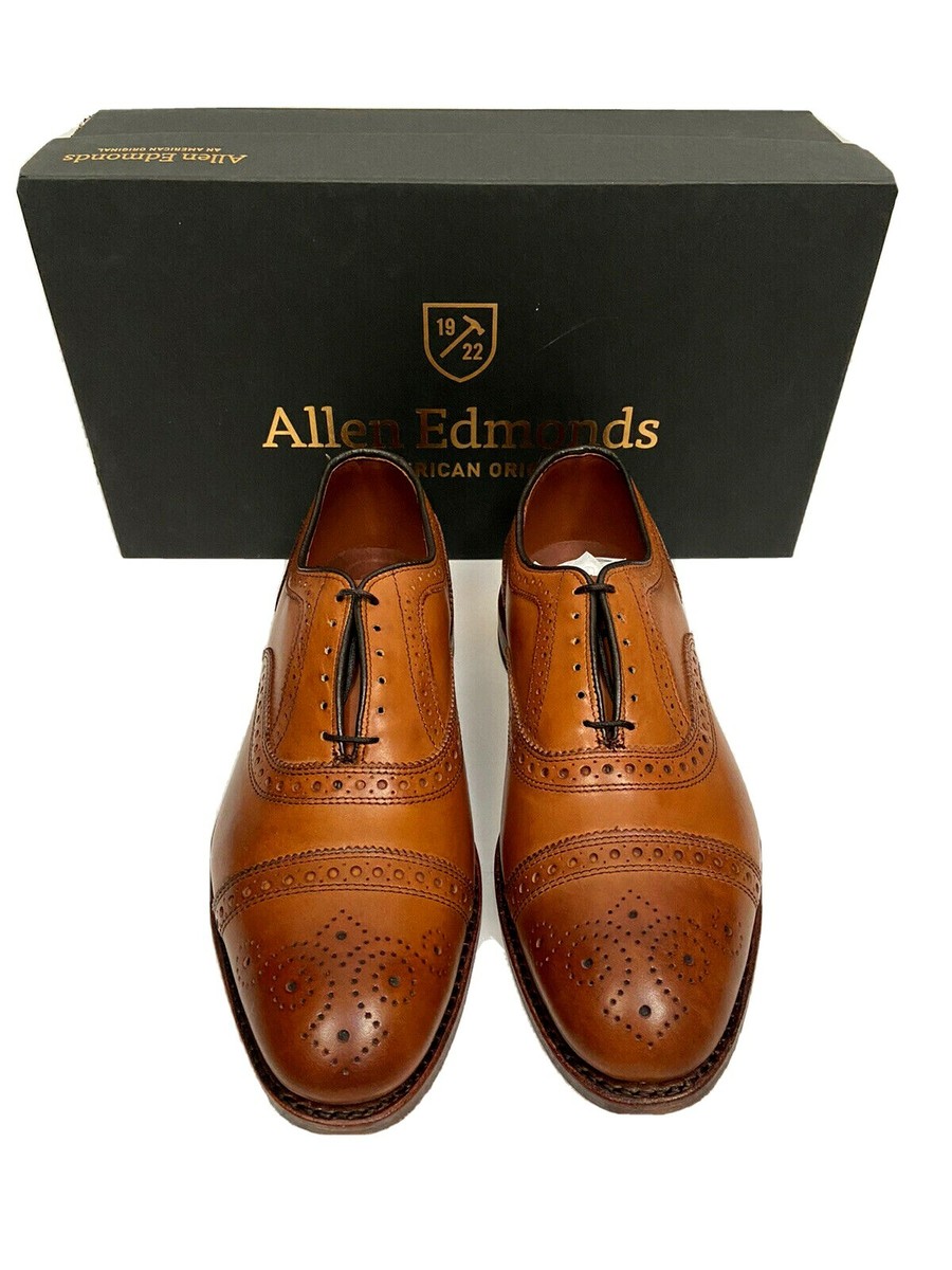 靴 Allen Edmonds Strand 7E Allen Edmonds Strand Cap Toe Oxford Shoes Mens 7 2E WIDE