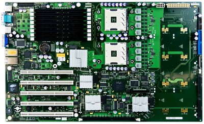 Fujitsu PCIe カード 5枚 + Xeon CPU 2基 セット Server Mainboard Fujitsu D1889-R12 GS2 Dual Socket 604 DDR2 PCI-X