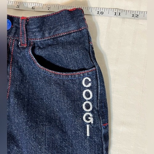 Coogi boys 4T dark wash straight leg baggy denim jeans. Embroidered R1 - Picture 4 of 10