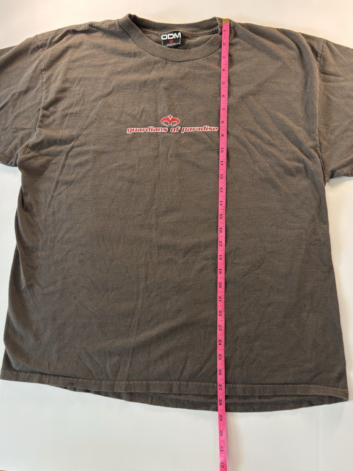 Vintage 90s ODM Dragon Guardians of Paradise Skate Tee XL Grunge Skateware