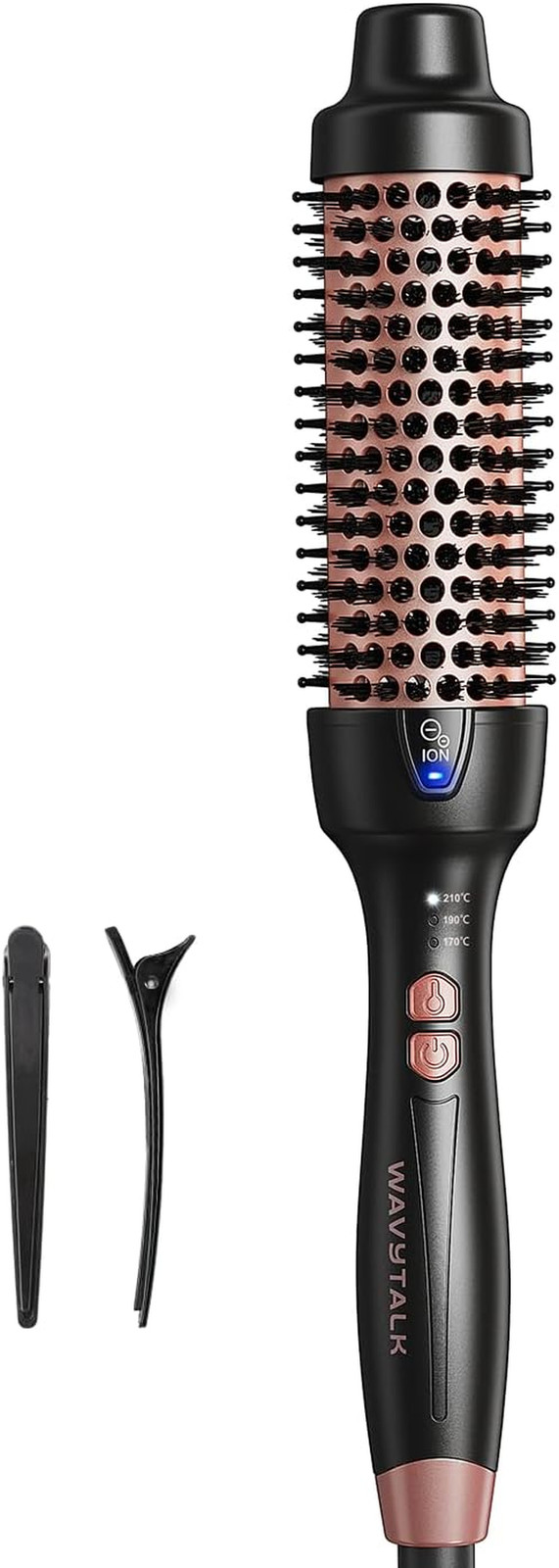 Thermal Brush Spazzola Termica Arricciante, Spazzola Arricciante Ionica Da 38Mm 