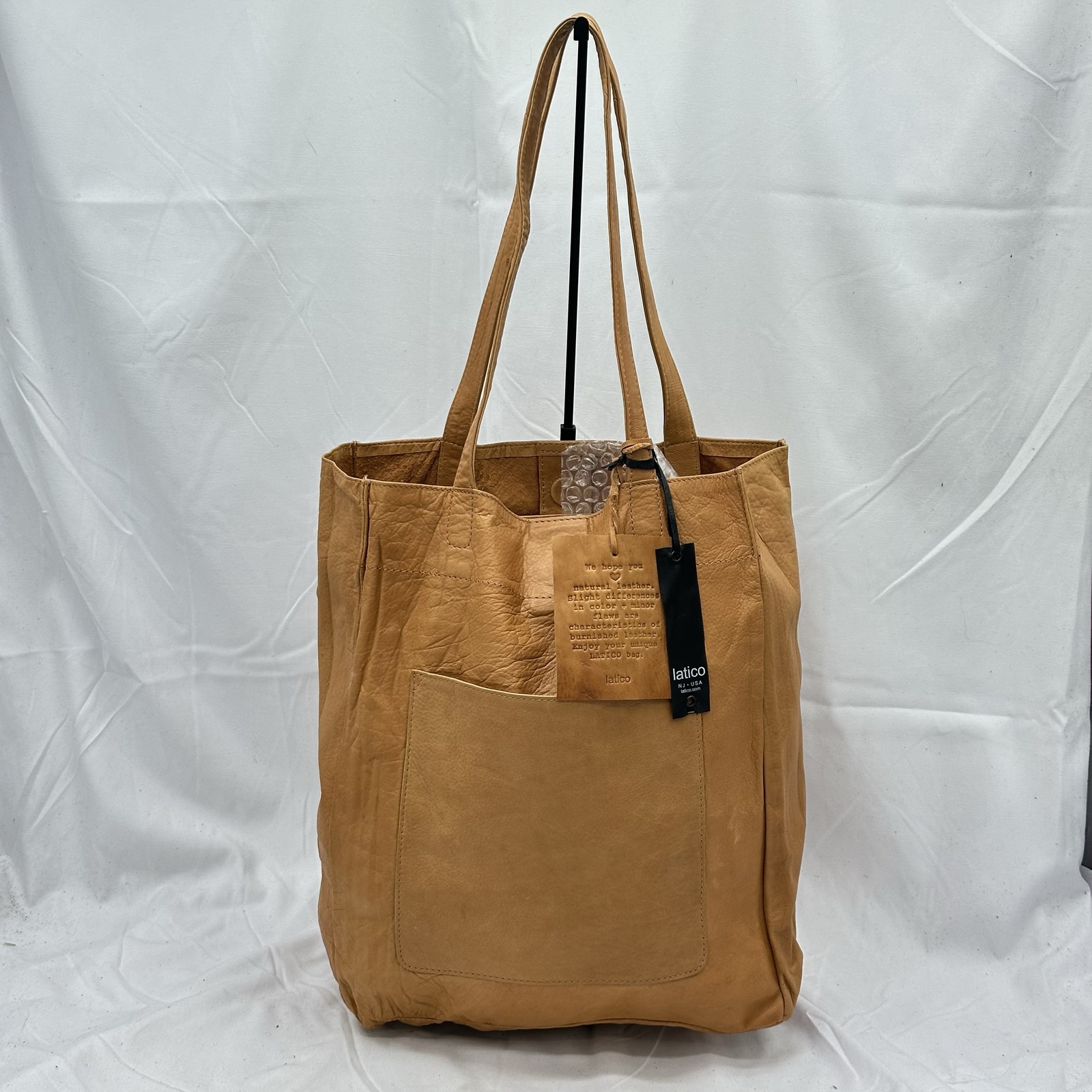 Latico Womens Margie Tote Shoulder Bag Leather Tan