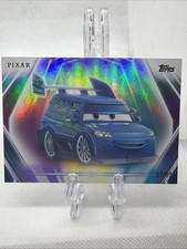 2026 Topps Chrome Disney Neon DJ Refractor /99 Cars 67/99