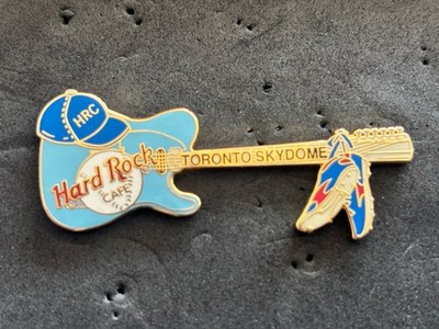 HRC Hard Rock Cafe Toronto Skydome Baseball Player Guitar , ORIGINAL PIN