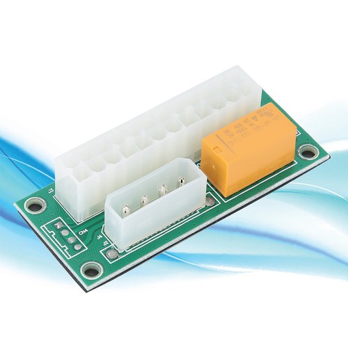 24Pin Dual Power Supply Synchronous Starter Module Cable Wire Extender Board FY - Afbeelding 2 van 10