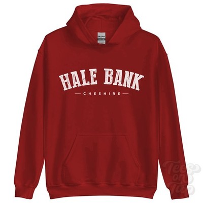 HALE BANK CHESHIRE HOODIE  college varsity style