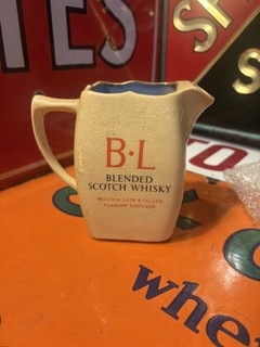RARE B.L blended scotch Wiskey Jug Advertising Breweriana 99p No Reserve
