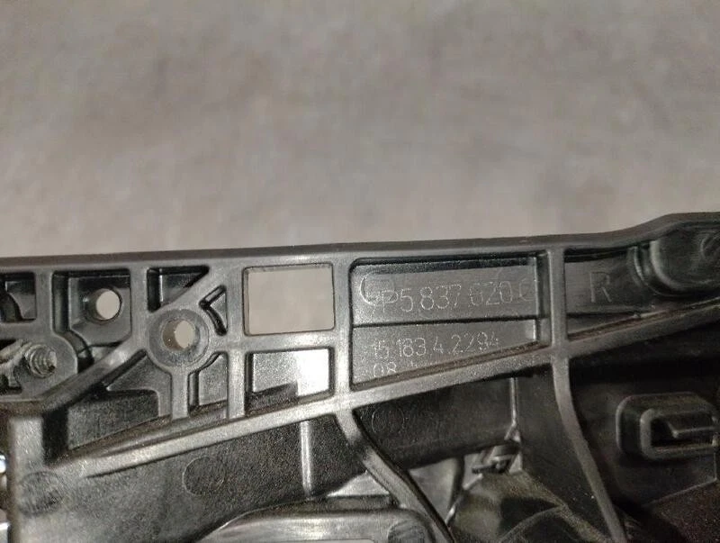 7P5837020 poignée intérieure avant droit pour PORSCHE CAYENNE (92A) 4.2 5490279 - Photo 2/4