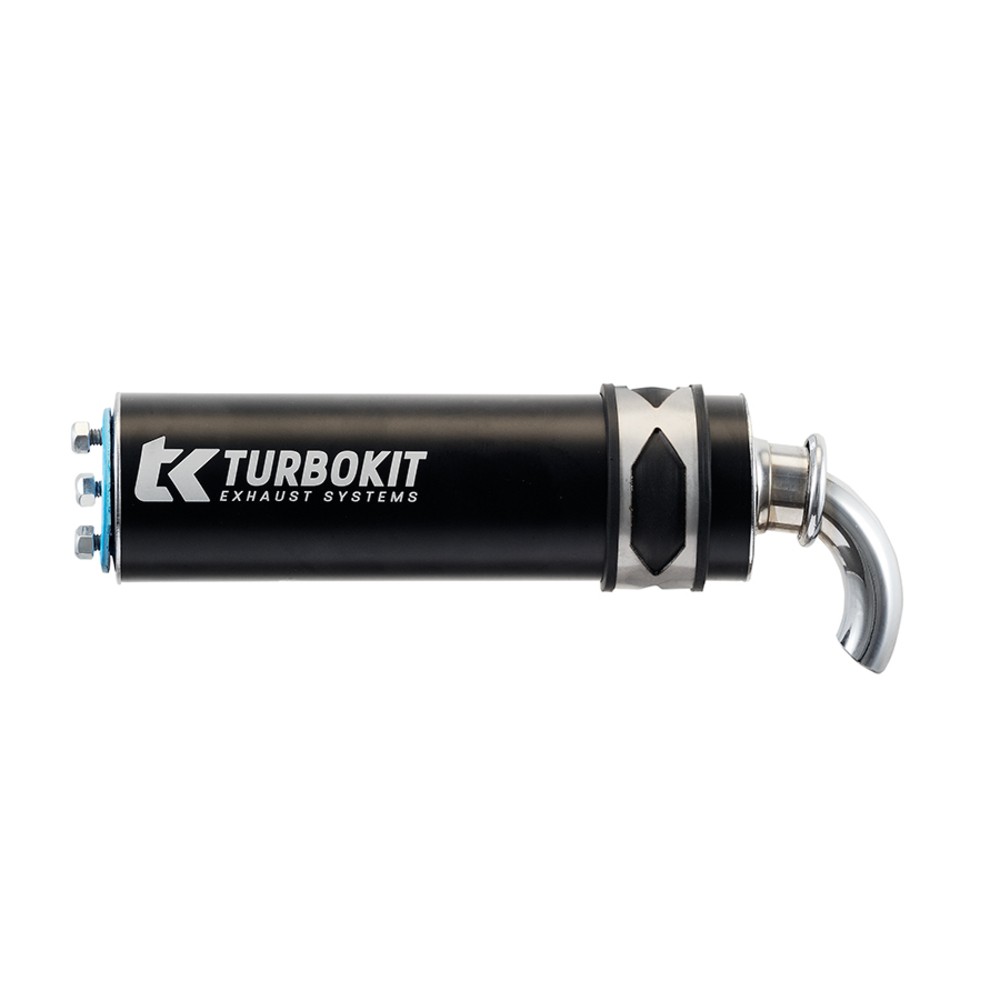Free Shipping Colin Aluminum Silver Soundproof Exhaust Pipe For Motorcycle