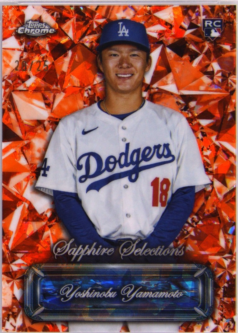 2024 Topps Chrome Sapphire Edition - Yoshinobu Yamamoto #SS-8 for