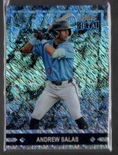 2026 Leaf Metal #91B-14 Andrew Salas 1991 Gold Leaf Prospects Base #/5