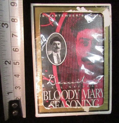 Dimitri's All Natural BLOODY MARY SEASONING Hoyle Plastic Coated PLAYING CARDS