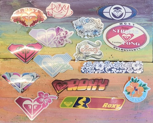 Roxy Inspired Sticker Lot 15 Stick Surf Skate Beach Surfer Girl Cool Skater 