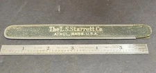 L.S.S. Co. L. S Starrett No. 324 Tempered Rule/Ruler 6" Long NO. 10.