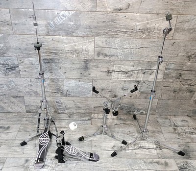 Dixon Flat Base Renaissance Hardware Set light Jazz Blue Label  DDD   NEUWERTIG 