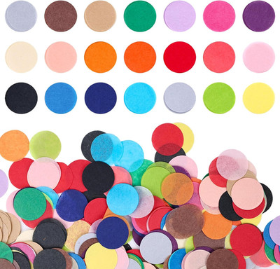 1 Inch round Tissue Paper, Multicolor Table Confetti Dots Circles 20 Colors for