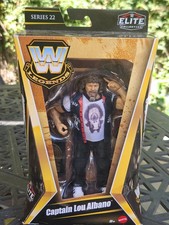 CAPTAIN LOU ALBANO  WWE Mattel Elite Legends Series 22 Action Figure Toy DMG PKG