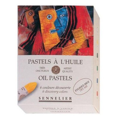 Sennelier Öl Pastell Box 6 verschiedene Farben