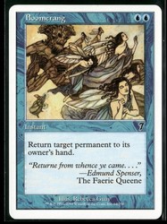 Boomerang 64 Common 7th Edition MTG