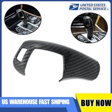Carbon Black Sticker For Bmw F20 F30 F31 F34 X5 F15 Gear Shift Knob Cover Trim Carbon Black Sticker For Bmw F20 F30 F31 F34 X5 F15 Gear Shift Knob Cover Trim