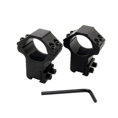 1 Pair 25.4mm Scope Mounting Rings for 11mm Dovetail 20mm Picatinny Rail Mounts