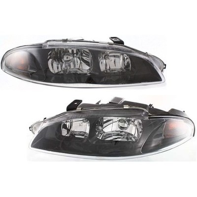 Headlight Driver and Passenger Side Fits 1997-1999 Mitsubishi Eclipse