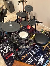 Upgraded Yamaha DTX502K Electronic Drum Kit, ...
