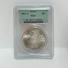 1883-O $1 Morgan Silver Dollar PCGS, MS 63