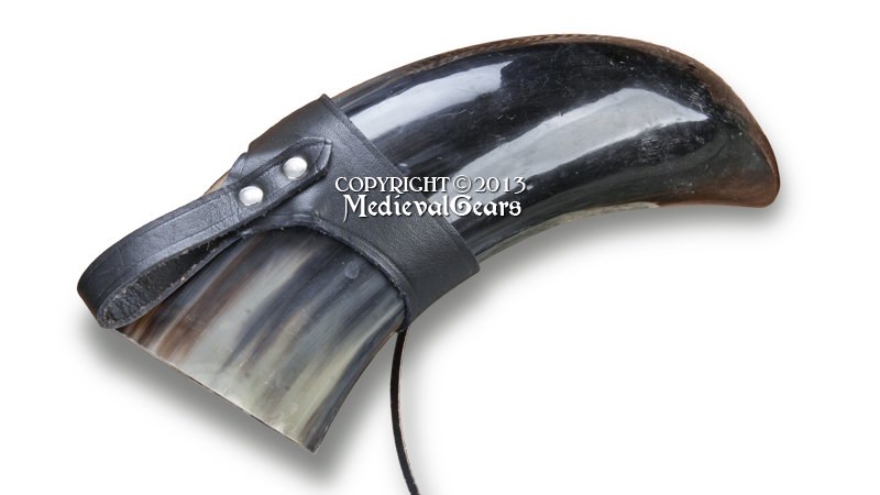Medieval Renaissance Viking Natural Drinking Cow Horn Reenactment Feast LARP