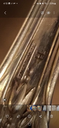 Vintage Reed Barton Francis I 1 Sterling Fork 7 3/16" Old Mark Pat. Date H READ - Picture 7 of 7