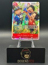 Ace & Sabo & Luffy  SR OP13-007 Carrying On His Will Foil english