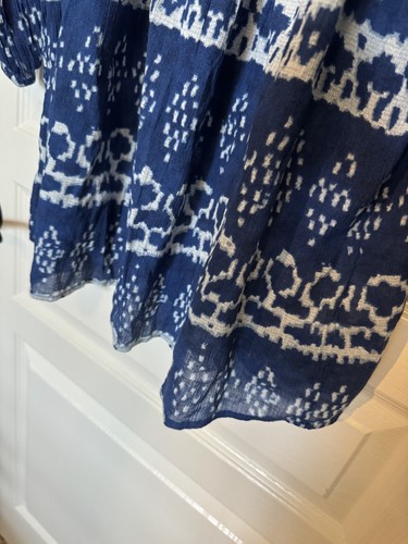 NWT @ $60 Chaps Women’s 3/4 Sleeve Blue White Color Blouse Size XL GIFT!! - Picture 4 of 4