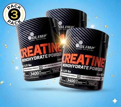 (39,87 /kg)Olimp Creatine 3 Dosen je 250g Monohydrat Pulver Powder