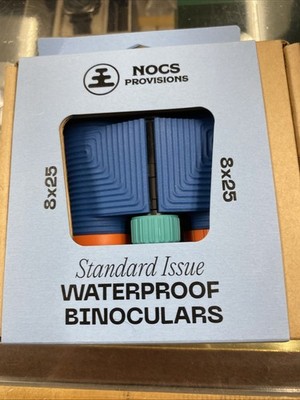 Nocs Provisions Standard Issue 8x25 Waterproof Binoculars - Blue BRAND NEW 