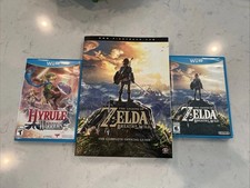  Wii U  Lot - Zelda Breath of The Wild And Hyrule Warriors, Plus 1  Guide