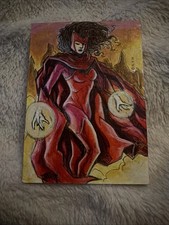 Marvel Infinity Saga Origin Scarlet Witch 1/1 Sketch Card