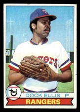 1979 Topps #691 Dock Ellis - Texas Rangers (Low Grade)