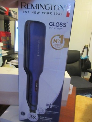 Remington Gloss Flat Iron 2'' Ceramic Hair Straightener, All Hair Types
