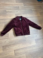 Urban Classics Samt-Bomberjacke Bordeaux   St...