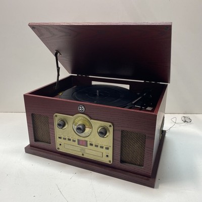 Electro Brand 9801 Nostalgia Music Combo 3-Speed Turntable CD AM/FM Radio Tested